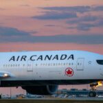 a large airplane on the runway